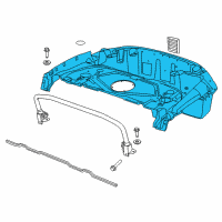 OEM Dodge Viper Pan-Trunk PRIMED Diagram - 68284745AA