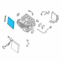 OEM 2016 Nissan Altima Cabin Air Filter Diagram - 27277-3JC1C