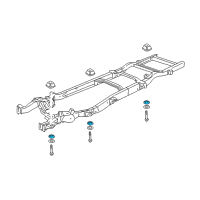 OEM 2003 GMC Savana 1500 Cushion Diagram - 15969969