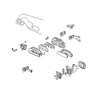 OEM 2002 Honda S2000 Bulb (14V 0.56W) Diagram - 35851-S2A-505