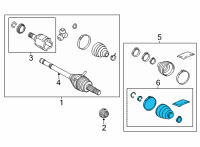 OEM Toyota RAV4 Prime Inner Boot Diagram - 04439-48050