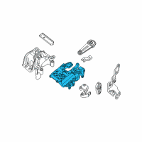 OEM 2009 Nissan Sentra Engine Mounting Insulator, Left Diagram - 11220-ET01A