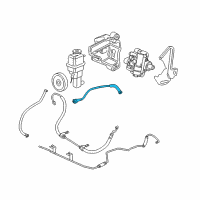 OEM 2004 Chrysler Sebring Line-Power Steering Reservoir Diagram - 4764716AI