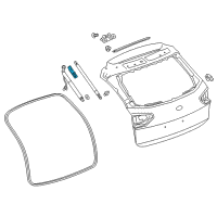 OEM 2018 Buick Regal TourX Lift Cylinder Bracket Diagram - 39123318