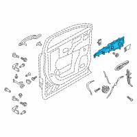 OEM 2022 Lincoln Nautilus Handle, Inside Diagram - HA1Z-5822601-BC