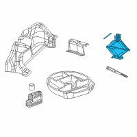 OEM 2016 Chrysler 200 Jack-Scissors Diagram - 68159285AD