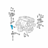 OEM 2019 Chevrolet Malibu Transmission Support Diagram - 23444792