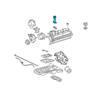 OEM Toyota Tacoma Oil Filler Tube Diagram - 12185-0F010