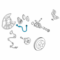 OEM Toyota RAV4 Brake Hose Diagram - 90947-A2113