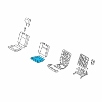 OEM 2009 BMW X5 Seat Upholstery Diagram - 52-30-7-170-098