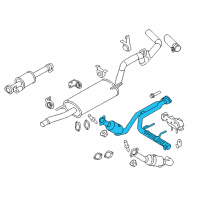 OEM 2012 Ford F-150 Catalytic Converter Diagram - BL3Z-5E212-F