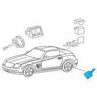 OEM 2004 Chrysler Crossfire Tire Pressure Sensor Diagram - 5096808AA