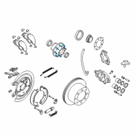 OEM 2018 Ram 2500 Stud Hub Diagram - 6509866AA