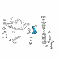 OEM 2011 Toyota Camry Knuckle Diagram - 43212-AA010