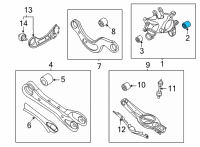 OEM 2022 Hyundai Tucson BUSH-LWR ARM, RR Diagram - 55218-N9100