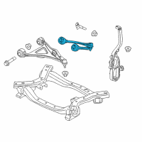 OEM 2005 Chrysler 300 Front Upper Control Arm Diagram - 4895669AB