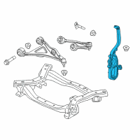 OEM 2013 Chrysler 300 Suspension Knuckle Front Right, Right Diagram - 4877274AB