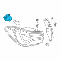 OEM 2019 BMW X2 Bulb Socket Diagram - 63-21-7-489-475