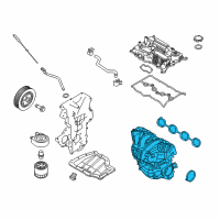OEM 2017 Hyundai Sonata Manifold Assembly-Intake Diagram - 28310-2B720