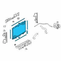 OEM Nissan Radiator Assy Diagram - 21460-4BA0A