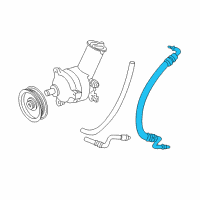 OEM 2000 Ford Ranger Pressure Hose Diagram - F87Z-3A719-DA