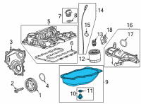 OEM 2021 Buick Encore GX Oil Pan Diagram - 55509997