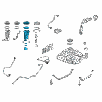 OEM 2020 Acura ILX FILTER SET, FUEL (YACHIYO) Diagram - 17048-TR0-L10