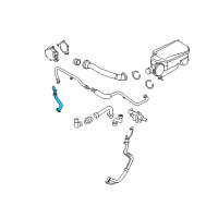 OEM 2013 Ford F-250 Super Duty Vacuum Hose Diagram - BC3Z-9C493-A