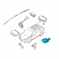 OEM Hyundai Sensor Assembly-Satellite Diagram - 95920-2S000