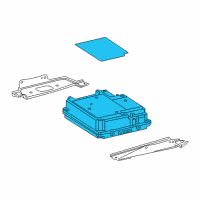 OEM 2021 Lexus LC500 Sub-Battery Assy, W/Control Diagram - 28810-38010