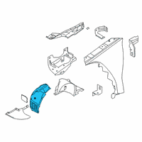 OEM 2021 BMW Z4 COVER, WHEELHOUSING, FR. SEC Diagram - 51-71-7-441-899