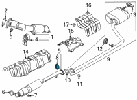 OEM 2022 Kia K5 Hanger-Exhaust Pipe Diagram - 28761C1600