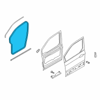 OEM 2017 Ford Transit Connect Weatherstrip On Body Diagram - DT1Z-6120530-B