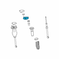 OEM Lexus SC430 Rear Suspension Support Diagram - 48755-50100