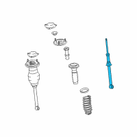 OEM 2005 Lexus LS430 ABSORBER Assembly, Shock Diagram - 48530-59845