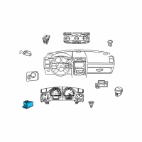OEM 2019 Dodge Charger Module-Lamp DIMMING Diagram - 68141052AD