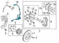 OEM 2022 Kia Seltos Sensor Assembly-Wheel Sp Diagram - 58930Q5000