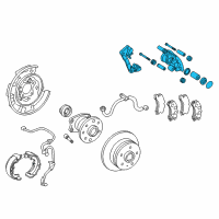 OEM 2012 Toyota Avalon Caliper Diagram - 47830-06053