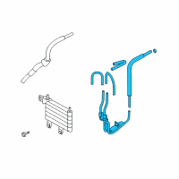 OEM Kia Amanti Tube & Hose Assembly Diagram - 254703F400