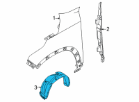 OEM 2022 Kia Seltos Guard Assembly-Front WHE Diagram - 86811Q5000