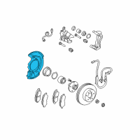 OEM Toyota Avalon Splash Shield Diagram - 47781-08020