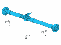 OEM 2022 Cadillac CT4 Drive Shaft Diagram - 85514207