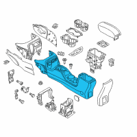 OEM 2021 Jeep Renegade Console-Base Diagram - 6WD39LXHAA