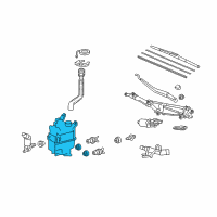 OEM 2015 Lexus RX350 Jar, Washer, A Diagram - 85315-48170