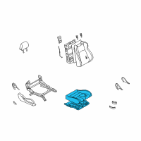 OEM Nissan 350Z Cushion Assy-Front Seat Diagram - 87300-CD062