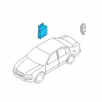 OEM Infiniti I35 Entrance Controller Assembly Diagram - 28595-5Y700