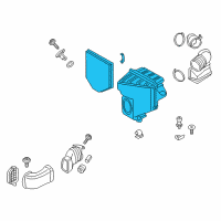 OEM 2011 BMW X3 Intake Silencer Diagram - 13-71-7-601-871