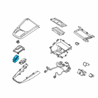 OEM 2021 Kia Soul Button Start Swtich Assembly Diagram - 93500K0000