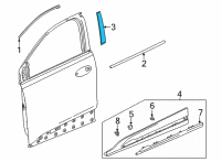 OEM 2022 Chevrolet Bolt EUV Applique Diagram - 42769378