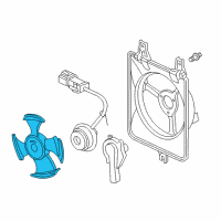 OEM 2007 Honda Accord Fan, Cooling Diagram - 38611-RCJ-A01